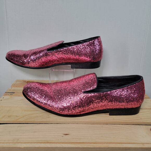 Amali Men\'s Pink Glitter Shoes - Size 12 main image 6